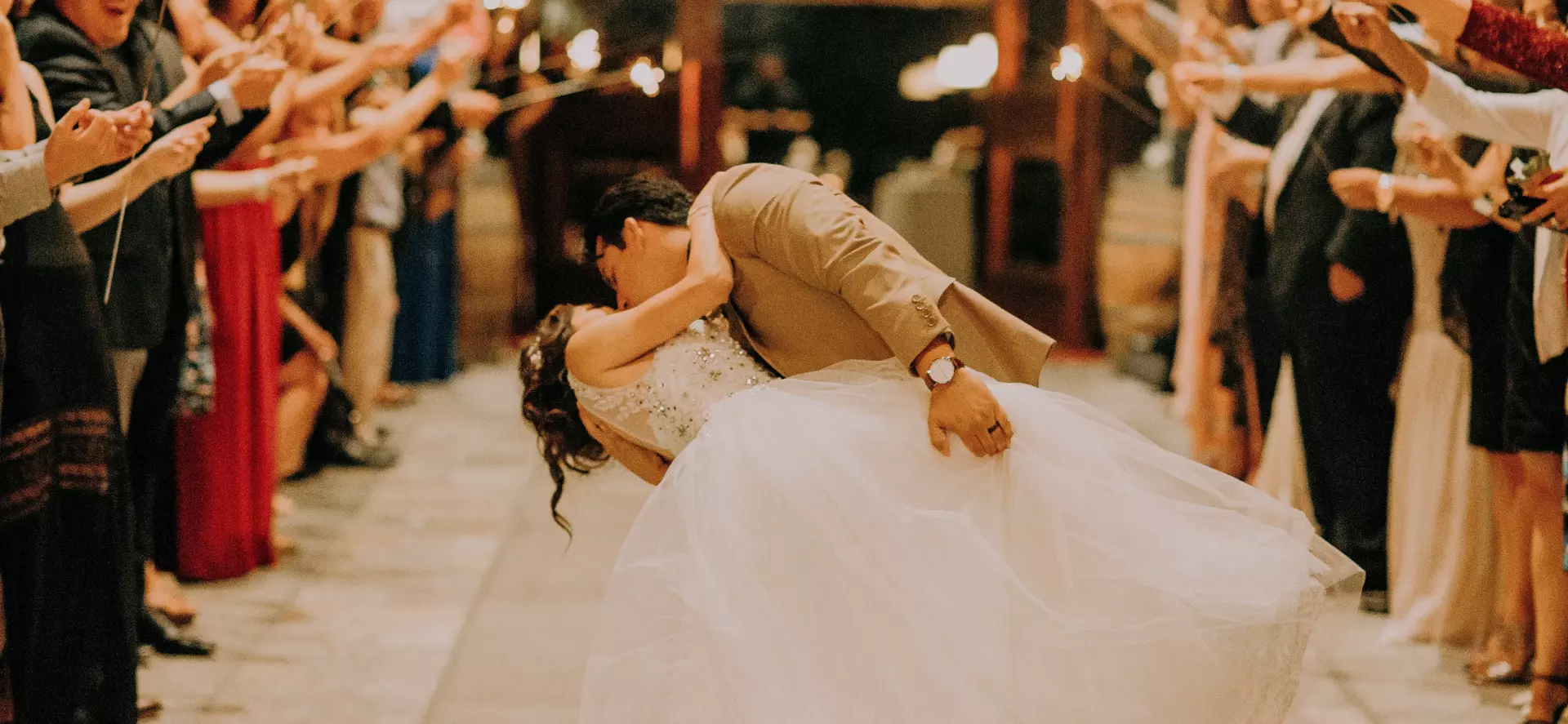 Photo de couple lors d'un mariage