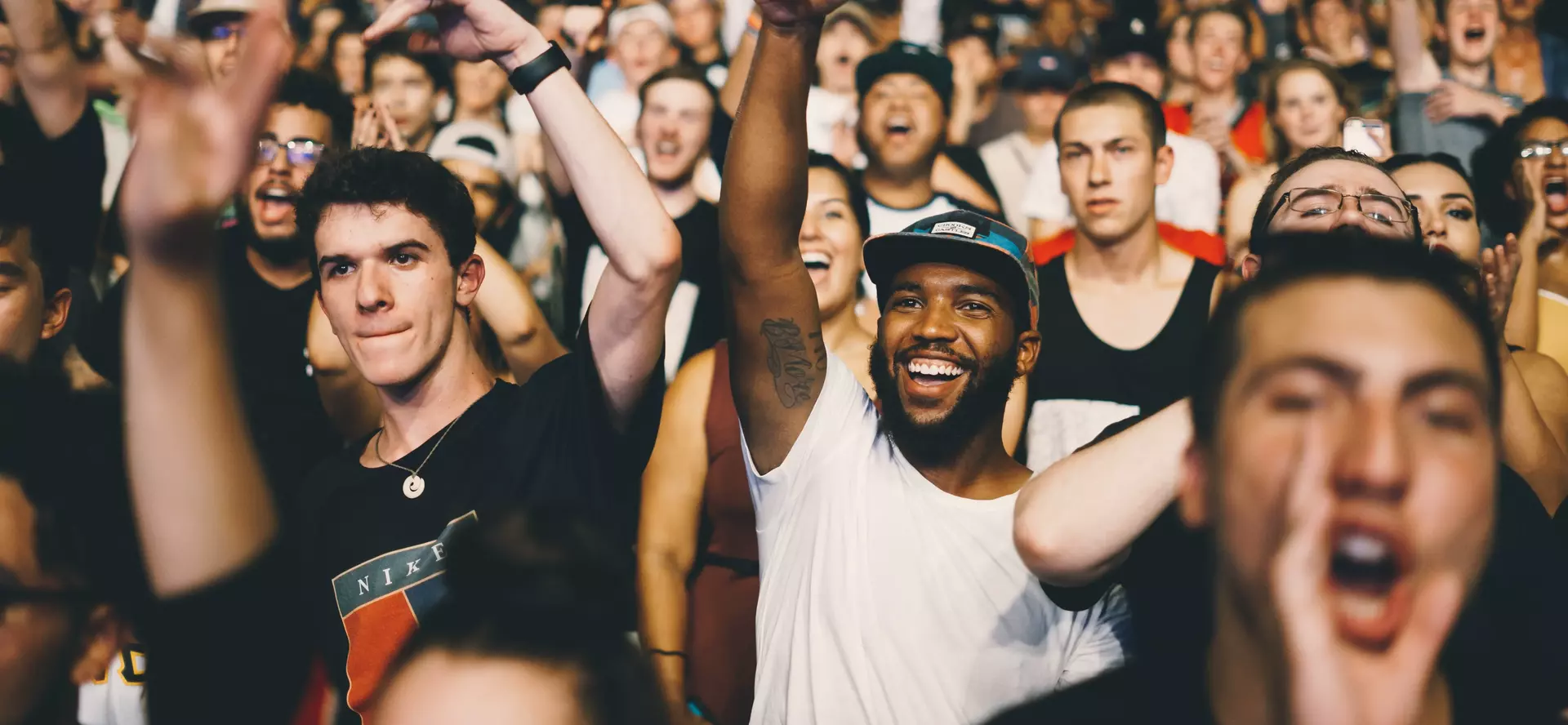 Photo d'une foule lors d'un concert